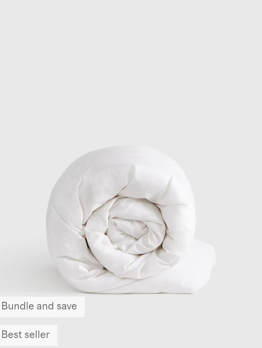 Quince Goose Down Lightweight Duvet King Cal King NEW